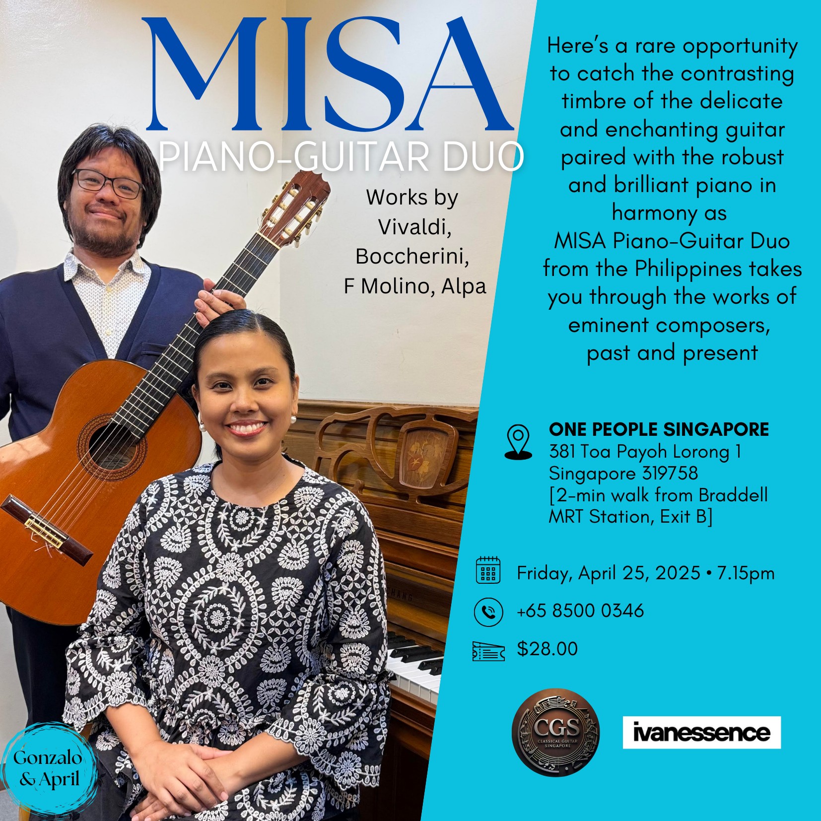 MISA Guitar Piano poster